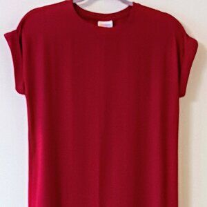Dress T-shirt, LuLaRoe Chelsea, Rasberry, Size XXS - 0-4